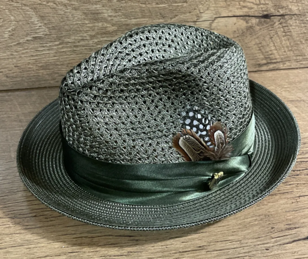 Topi Fedora Dengan Pita Satin